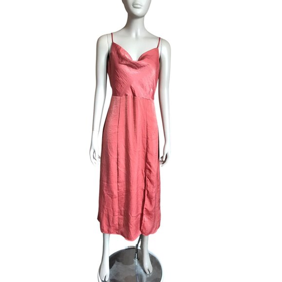 American Eagle Pink A Line Midi Dress - Picture 2 of 6